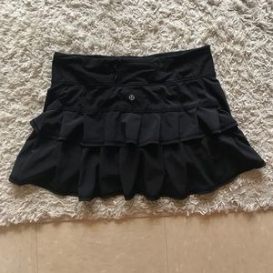 Black Lululemon Tennis Skirt